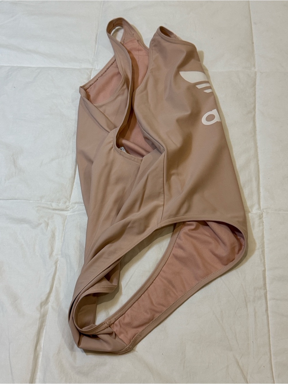 adidas Trefoil One-Piece Swimsuit in Dusty Rose Size XL - Picture 4 of 5